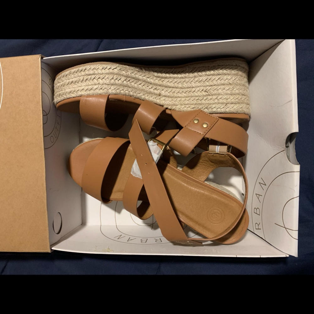 Urban Outfitters Sandals Platform Wedge Heel